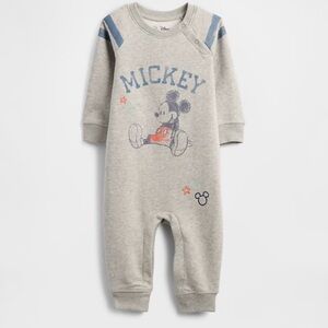 NWT GAP & Disney  Baby VintageSoft Mickey Mouse One-Piece Size 12-18Months